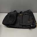 Gym Bag for Women, Yoga Mat Bag with Shoe Compartment and Wet Pocket, Sport Yoga Gym Bag with Yoga Strap, Carryall Yoga Tote Bag (Black)