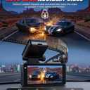Dashcam Front and Rear Camera, UHD Dual Channel Dash Cam,WiFi - App Control, G-Sensor, Loop Recording, 170 Wide Angle, Night Vision, 3.6" IPS, S300 Dash Camera for Cars with 32GB Card