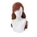 Anime Cosplay Long Brown Wavy Princess Wigs Halloween Costume Party Synthetic Wigs (20002)