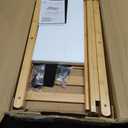 2 Pack Bamboo Luggage Rack for Guest Room, 26.77" Folding Wide Suitcase Stand with Storage Shelf, Thickened Luggage Stand Holder for Bedroom Hotel, Luggage Rack for Suitcases (Natural)