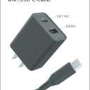 CellCandy® Fast Wall Charger with USB-C Cable - Black