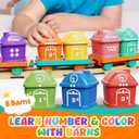 Toddler Boy Girl Toys 1-2-3, Train Set for Toddlers 2-4 with Music & Light, Toys for 1 2 3 Year Old Boy Girl, Counting Matching Sorting Montessori Learning Toy, 1 2 3 Year Old Boy Girl Birthday Gifts