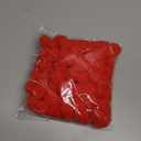 0.75 inch Orange Mini Craft Pom Poms 100 Pieces