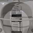 Bio Bidet BB2000 Electric Bidet Toilet Seat, Warm Water with Air Dryer, Heated Seat with Sensor and Slow Close Lid, Night Light, Remote Control, Round, White