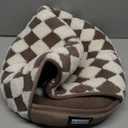 BALANCE Cat Beds for Indoor Cats, 2-in-1 Cat Bed Cave with Anti-Slip Bottom and Ultra-Soft Plush, Cozy Cats House Tent for Kittens and Small Dogs, 19 Inches, Dark Brown