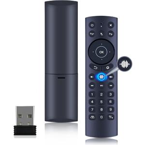 New G20BTS Plus Wireless Bluetooth 5.0 Voice Backlit Remote Control Support 2.4G USB Gyroscope IR Learning Remote Control for Android TV Box(G20S Pro Plus)