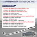 Radiator Expansion Tank Vent Line Hose 17128651450 Compatible with BMW 5 Series 528i 520i F11/F10/F07 2010 2011 2012 2013 2014 2015 2016 2017 Replace 17127619696 Sedan Version Travel Edition
