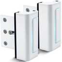 Dwell+Good Door Locks (2-Pack) - Easy To Install Aluminum Home Security Door Locks for Front Door - Child Proof Door Lock for Kids Safety- Withstand 800 lbs of Force & Tamper Proof Top Door Lock Latch