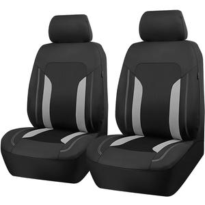 Bittwee Car Front Seat Covers, Breathable Automotive Front Seat Headrest Covers, Waterproof Comfortable Vehicle Seat Headrest Protection Accessories, Universal for RV, SUV, Truck