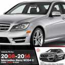 in-Channel Rain Guards Fit for Mercedes-Benz W204 C Class Sedan 2008-2014