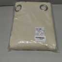 RYB HOME Blackout Curtains Room Divider, Total Privacy Wall Divider Screens Large Bay Window Sound Proof for Living Room Bedroom Patio Door Basement, 1 Panel, Beige, Wide 100 x Long 84 inch