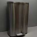 PayLessHere 13 Gallon (50L) in Home Recycling Bin Kitchen Stainless Steel Recycling Bin with Lid Removable Inner Bucket Foot Pedal Soft Close for Office Home Kitchen Garbage Can Trash Bin