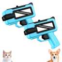 Geelin 2 Pack Squirt Spray for Cats Dogs Training Squirt for Cats Deterrent Water Spray Pistols for Dogs Pets Training(Square Style,Blue Black)