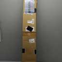 Amazon Basics 6.6 ft Heavy Duty Sturdy Sliding Barn Door Hardware Kit, fit for Fit 36"-40" Wide Panel, 1-3/8 to 1-3/4 inches thickness, Big Wheel, Black