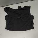 KIFOVEN Women's Lace Trim Bodysuit Shapewear Tummy Control Sexy Deep V Neck Body Shaper Sleeveless Going Out Tops (Black) S