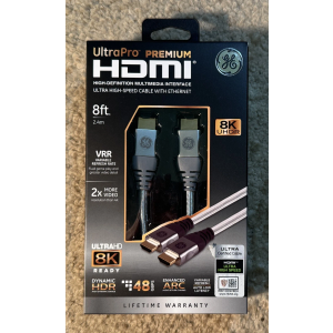 8Ft Ultra pro HDMI 8K, 4K Ultra HD ULTRA Speed cable