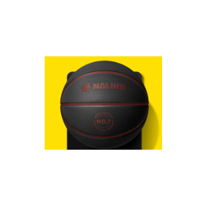 Silent Basketball Size 7 (29.5")  Grooved Airless Indoor Basketball for Quiet Dribbling and Indoor Training, Pro PU Foam Ball  Real Feel Higher Bounce Quieter (Black)