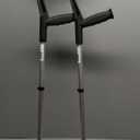 PEPE Mobility Forearm Crutches for Adults (x2 Units) Open Cuff, Adjustable Height, Aluminium, Lightweight Elbow Crutches, Made in Europe