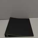 Avery Standard 3 Ring Binder, 1" Round Rings, 175-Sheet Capacity, 1.4 Inch Wide Spine, 1 Black Binder, Ideal for Lightweight Organization and Occasional Referencing (03301)