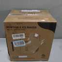 Kismile Nugget Ice Maker,33 Lbs/24H,Chewable Ice,Self-Cleaning,Steel