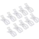 10 Pack Clamps, 3.5inch Clear Plastic Clips