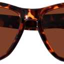 ZESAKER Reading Sunglasses for Women Men, Fully Magnified Outdoor Sunglasses with Readers Built-in, Sun Reader Eyeglasses UV Protection/Anti Glare Filter (Tortoise, 2.5)