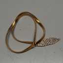 LIMHOO Women's Skinny Metal Waist Belt Elastic Thin Waist Belt for Dress Stretch Chain Belt (Hy19414-gold)