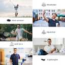 LETAOTAO Short Sleeve Polo Shirts for Men Quick Dry Performance Golf Shirt (Medium, Navy)