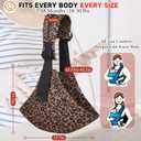 Baby Sling Carrier Adjustable Baby Sling 2025 Upgraded Toddler Sling Comfortable Baby Wrap Carriers Ergonomic-Designed, Travel Friendly Carrying 10-45 LbsLeopard
