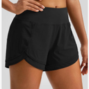 Women's Running Shorts High Waisted Quick-Dry 3 Inch Gym Workout Athletic Shorts for Women with Zipper Pocket M