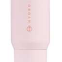 HydroJug Sport - Stainless Steel Tumbler with Straw, Vacuum Insulated, 20oz Leakproof Water Bottle, Ergonomic Design, Reusable, Dishwasher Safe, Rubber Base, Durable for Gym or Outdoors, Pink Sand