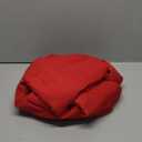Amazon Basics Kid's Soft, Breathable, Easy-Wash Microfiber 4-Piece Sheet Set, Full, Red, Solid