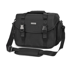 CADeN Camera Bag Case Shoulder Messenger Bag with Tripod Holder Compatible for Nikon, Canon, Sony, DSLR SLR Mirrorless Cameras Waterproof (Black, Small)