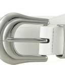 Earnda Women Western Leather Belts for Jeans Pants Vintage Waist Belt for Lady Dresses with Gold Silver Buckle (Small: 26"-28" (Pant 4-6))