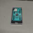 3 x IKAZZ for iPhone 13 Pro Max Case 6.7 Inch with Screen Protector,Military Grade Shockproof Heavy Duty Protective Phone Cover Pass 16ft Drop Test with Magnetic Kickstand Car Mount Holder,Turquoise