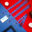 Yinder 20 Pcs Lanyards Bulk Baseball Lanyard Keychains ID Wallet Badge Key Holder Neck Gifts for Sport Team