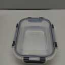 Skroam 10 Pack Glass Meal Prep Containers, 22 OZ Glass Airtight Food Storage Containers with Lids, Pantry Kitchen Storage Containers for Lunch, Food Storage, Meal Prep, Lunch Bento Boxes