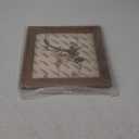 10x10 Wooden Picture Frames, Rustic Square Photo Frame Made of Solid Wood and Plexiglass for Wall Hanging and Table Standing (Brown)