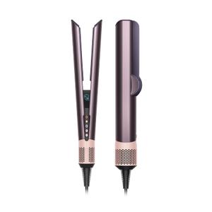 Dyson Airstrait Hair Straightener [Jasper Plum] | Wet-to-dry straightener | Straightens with air | No hot plates, no heat damage | Wet & Dry modes | Suitable for all hair types | Natural straight style, retains hair volume |2 airflows & 6 heat temperature settings | Complimentary storage case