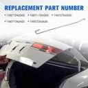74871TA0G00 Trunk Opener Spring Left&Right Compatible with 2008-2012 Honda Accord 2.4L 3.5L Replacement #74871-TA0-G00 Trunk Lid Torsion Spring