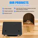 Qualirey 8 Pack Rat Bait Station with Key,9.8 x 7.5 x 3.9 in,Classic | Fits Rats and Mice, Rodents with Lockable, Durable Reusable Plastic, Ideal for Yards, Garages and Outdoor