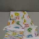 2 Pcs Classroom Door Window Cover Curtains Blackout Lockdown Shades for Doors Window Room Covering Darkening Blackout Roller Drapes for Teacher Office Nursery Decor 8 x 36 Inch (Smile Color)