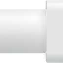 White Curtain Rods for Windows 48 to 84,Adjustable 1 Inch With Brackets, Heavy Duty Modern Window Rods for Living Room,Bedroom(30 to 90")