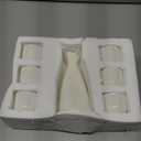 Tosnail 7 Pieces Ceramic Japanese Sake Set, 1 Serving Carafe and 6 Cups - White