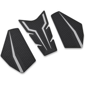 Motorcycle Tank Grip Protector Pads, Anti-Slip Honeycomb Design, Compatible with Suitable for Yamaha YAMAHA MT-25/MT-03 (2020-2025) (gray)