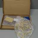 MORE&LESS Branch Jewelry Rack with wood tray,Retro color,Tree Tower Rack Hanging Organizer for Ring Earrings Necklace Bracelet,Suitable for living rooms, bathrooms,offices,etc.