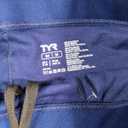 TYR Men's Standard Durafast Elite Workout Jammer Swimsuit, Navy, 34
