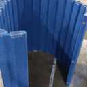 Angeles 48" x 10' Quiet Divider With Sound Dampening Panels, Freestanding Room Divider Wall, Blue