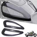 Motorcycle Fuel Tank Protect Body Plate Guard Covers Carbon Fiber Side Fairing Cowl Plastic Black Gas Knee Grip Traction Pad Tankpad Compatible with Harley Sportster S 1250 2021 2(Color: Carbon Fiber)