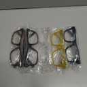 Eyekepper 5-pack Oversized Reading Glasses Square Large Frame Readers for Men and Women +3.50
